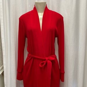 PJ Salvage Red Textured Essentials Robe Size XS